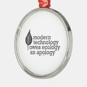 Milieu Metalen Ornament (Links)