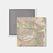Milieu van Boston Magneet (Voorkant / Achterkant)