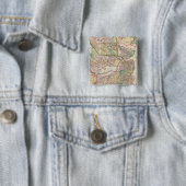 Milieu van Boston Vierkante Button 5,1 Cm (In situ)