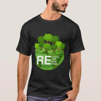 Milieuactivisme Recyclen Hergebruik Hernieuwen Her T-shirt