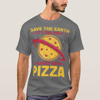 Milieuactivist Pizza Lover T-shirt Funny Quote