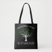 Milieuactiviste Natuur Tote Bag (Voorkant)