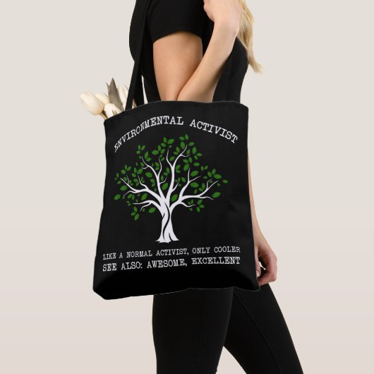 Milieuactiviste Natuur Tote Bag (Dichtbij)