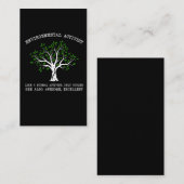 Milieuactiviste Natuur Visitekaartje (Voorkant / Achterkant)