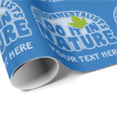 Milieuactivisten gebruiken papier voor verpakkings (Rol Hoek)