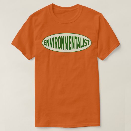 Milieubeschermer Klimaatverandering T-shirt (Design voorkant)