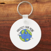 Milieubescherming 55ste Earth Day Planet _2 Sleutelhanger (Voorkant)