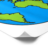 Milieubescherming 55ste Earth Day Planet _3 Poster (Hoek)