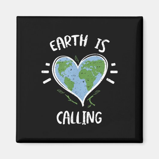 Milieubescherming_ Aarde roept - Aarde Magneet (Voorkant)