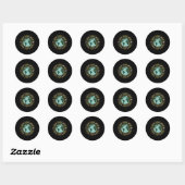 Milieubescherming, behoud van de Natuur, OCE Ronde Sticker (Vel)