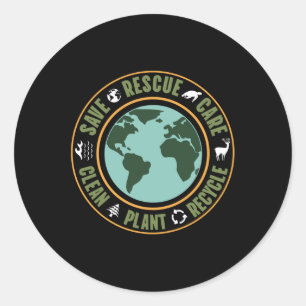 Milieubescherming, behoud van de Natuur, OCE Ronde Sticker