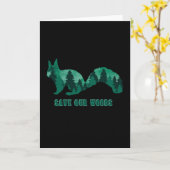 Milieubescherming Eekhoorn Klimaatverandering Kaart (Gele Bloem)