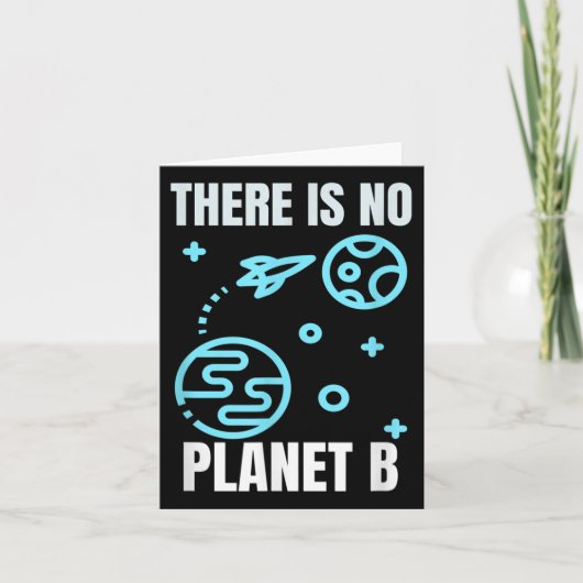 Milieubescherming Er is geen planeet B Kaart (Voorkant)