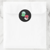 Milieubescherming hernieuwbare energie windenergie ronde sticker (Tas)