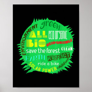 Milieubescherming in de wereld Forest L Poster