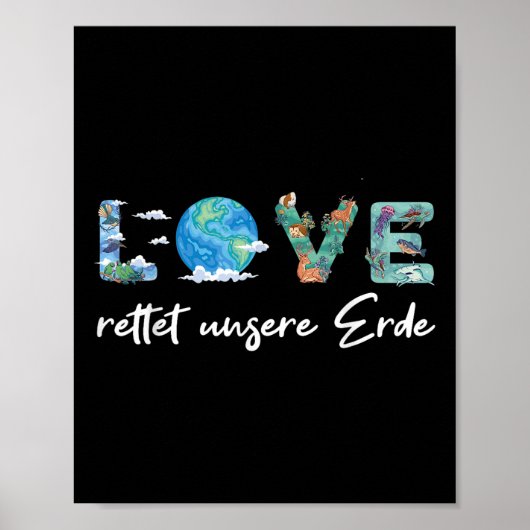 Milieubescherming Klimaatbescherming Dier Poster (Voorkant)