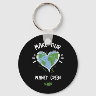 Milieubescherming_ Maak onze planeet groen Sleutelhanger