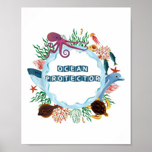 Milieubescherming Natuur Conservation, OCEA Poster