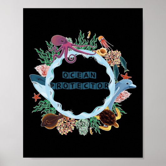 Milieubescherming Natuur Conservation, OCEA Poster (Voorkant)