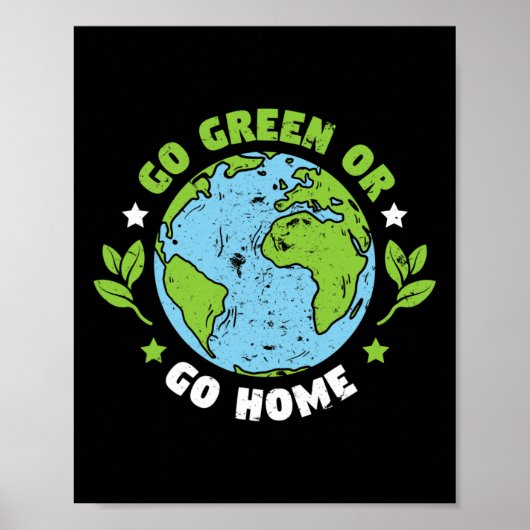 Milieubescherming op de Aarde Poster (Voorkant)