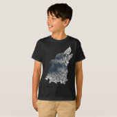 Milieubescherming Owo Mountains - Wolf Silh T-shirt (Voorkant volledig)