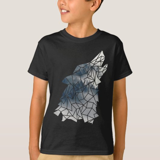 Milieubescherming Owo Mountains - Wolf Silh T-shirt (Voorkant)