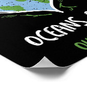 Milieubescherming_ Red onze oceanen... Poster (Hoek)