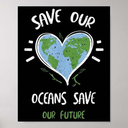 Milieubescherming_ Red onze oceanen... Poster (Voorkant)