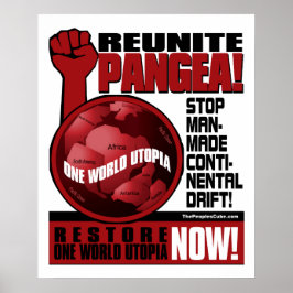 Milieubescherming - Reunite Pangea!: Protest Poste Poster