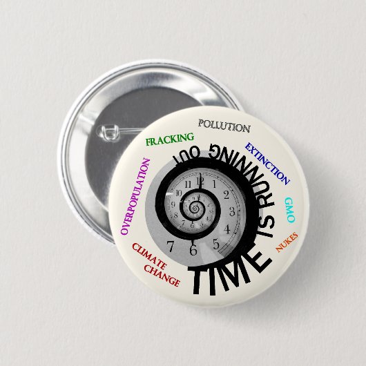 Milieubescherming Ronde Button 5,7 Cm (Voorkant /achterkant)