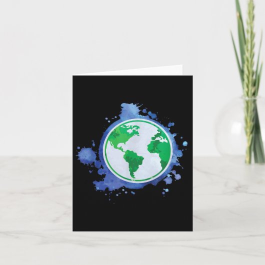 Milieubescherming Save Earth Planet Recycling Kaart (Voorkant)