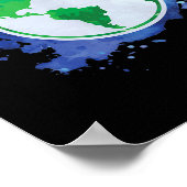 Milieubescherming Save Earth Planet Recycling Poster (Hoek)