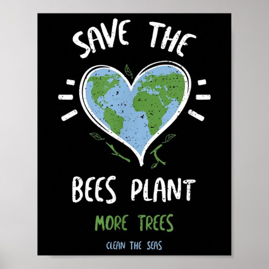 Milieubescherming_ Save the Bees Plant m... Poster (Voorkant)