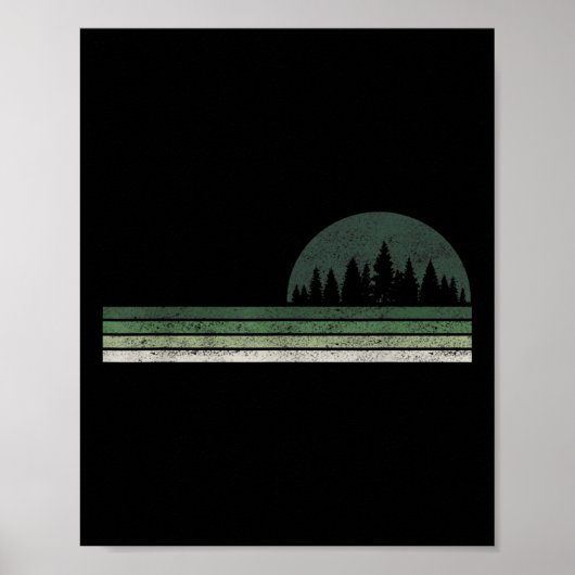 Milieubescherming van bosbomen poster (Voorkant)