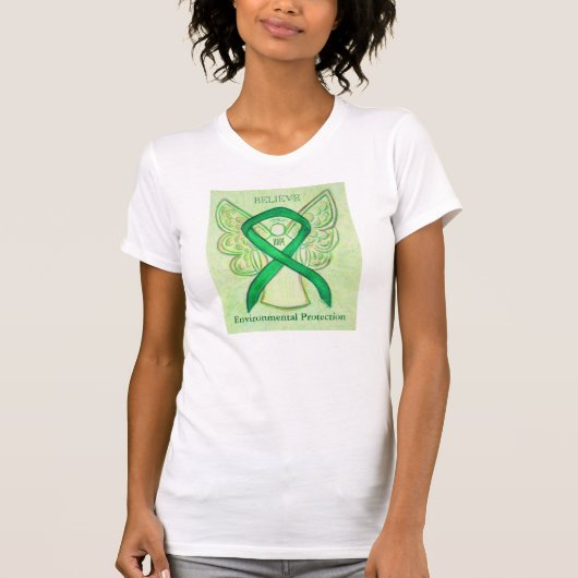Milieubeschermingsbewustzijn Ribbon Shirt (Voorkant)