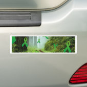 Milieubewust kunst door Mark Thaler Bumpersticker (Op auto)