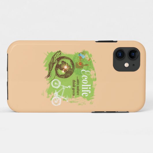 Milieubewust ontwerp voor Natuur liefhebbers Case-Mate iPhone Case (Achterkant (horizontaal))