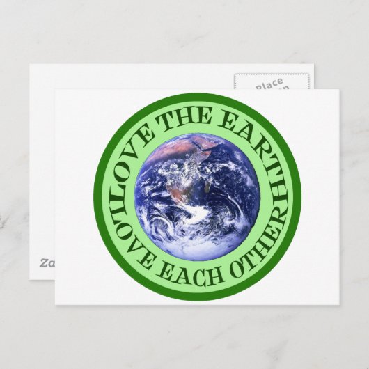 Milieubewustzijn Briefkaart (Voorkant / Achterkant)