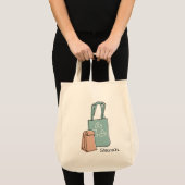 Milieubewustzijn grote shopping Canvas tas (Voorkant (product))