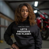 Milieubewustzijn stopt klimaatverandering hoodie