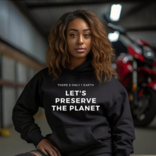 Milieubewustzijn stopt klimaatverandering hoodie