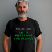 Milieubewustzijn stopt klimaatverandering t-shirt
