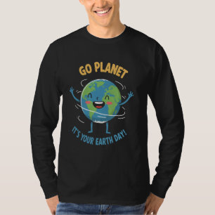 Milieubewustzijn voor de planeet! Het is jouw aard T-shirt
