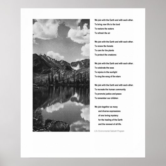 Milieudag inspirerend poster (Voorkant)