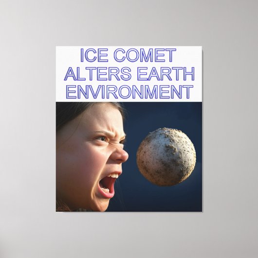 Milieueffect canvasprint canvas afdruk (Voorkant)