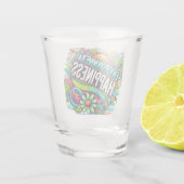 milieugeluksglas shot glas (Achterkant)