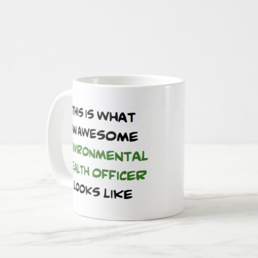 milieugezondheidsbeambte , geweldige koffiemok (Voorkant links)