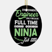 Milieuingenieur alleen omdat fulltime keramisch ornament (Rechts)