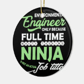 Milieuingenieur alleen omdat fulltime keramisch ornament (Links)