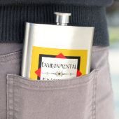 Milieuingenieur decoratieve lijn flacon (Voorbeeld)